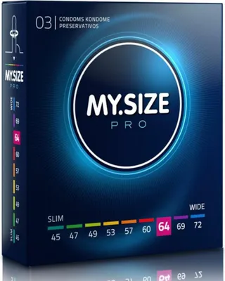 Zdjęcie produktu dla My Size PRO, Prezerwatywy 64mm, 3 sztuk