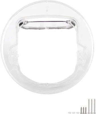 Image de Chatière automatique pour chiens et chats - Bidirectionnelle - En plastique - Fermeture magnétique - Accessoires de sécurité