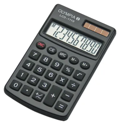Produktbild von Olympia Taschenrechner LCD-1110 schwarz