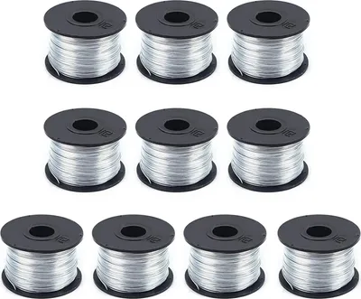 Obrázek produktu pro 10 kusů ocelového vázacího drátu 110m 0,8 mm ocelového vázacího drátu pro automatický stroj na vázání výztuže