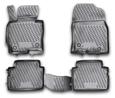 Gummi Fußmatten Set für Mazda CX-5, Bj. 2011-2016, 4-teilig, schwarz