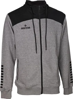 Obrázek produktu pro DERBYSTAR Ultimo mikina s kapucí unisex šedá/černá 140