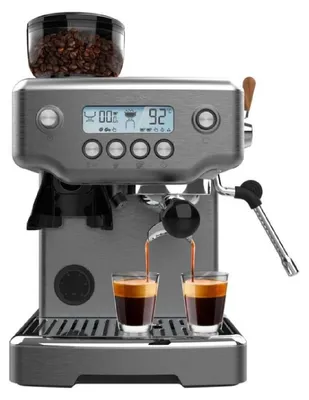 Produktbild von Cecotec Espressomaschine Barista Power Espresso 20 Barista Steel & Grind. 2200W, 20Bar, Kegelmahlwerk, Wassertank 2.1L