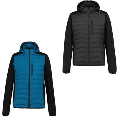 Produktbild von Icepeak Hybrid Softshelljacke Byhalia für Herren, Farbe:Schwarz, Größe:54