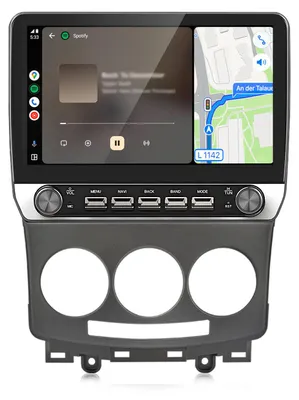 Produktbild von 10.1 Zoll 2+64GB Android 15 Autoradio Für Mazda 5 CR19 2005-2010 Wireless CarPlay Android Auto WiFi GPS Navi RDS DSP DAB+ BT Mit Drehknopf