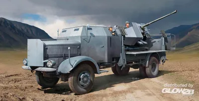 Obrázek produktu pro Trumpeter 09593 L4500A s 3.7cm Flak 37 model 1:35 v