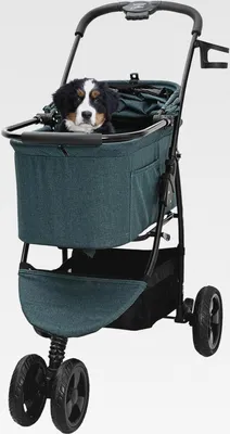 Produktbild von Faltbarer Haustierwagen Grün 78 x 54 x 101 cm Oxford Stoff Haustierbedarf Model42012438
