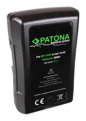 Produktbild von PATONA Premium Akku V-Mount 95Wh f. Sony BP95WS DSR 250P 600P 650P 652P