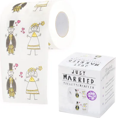 Immagine prodotto di Carta igienica per matrimoni "Just Married