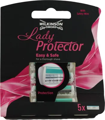 Produktbild von Wilkinson Lady Protector Rasierklingen, 5er Pack