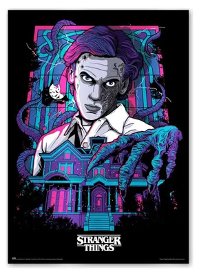 Produktbild von Stranger Things Leuchtendes Poster Premium 50 x 70 cm