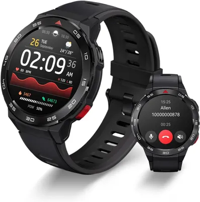 Produktbild von Sportliche Smartwatch mit GPS 105 Sportmodi AMOLED Display Anruf-Funktion und langer Akkulaufzeit für Damen und Herren