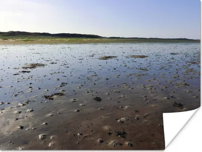 Produktbild von MuchoWow® Poster Wasser - Sand - Luft 120x90 cm - Wandbild