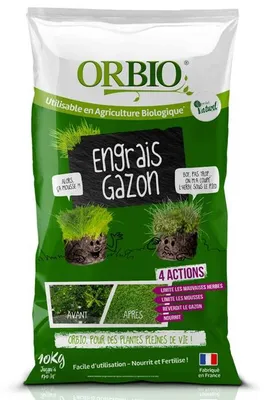 Zdjęcie produktu dla Rasendünger - ORBIO - Rasenformel - Fördert Dichte und Grün