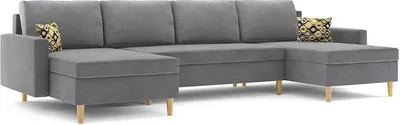 Produktbild von Ecksofa ETNA 295x140cm mit Schlaffunktion,  Schlafcouch mit Bettkasten,  Grau
