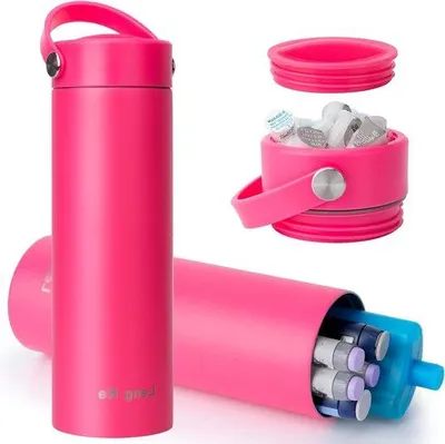 Produktbild von Kühlbeutel für Insulin - Kühllösung mit Eisblock für Insulin Pens, 24 Stunden Kühlung, TSA-, ideal für diabetische Versorgung und Medikamente