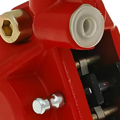 Image de BestPrice étrier de frein avant rouge compatible avec Aerox, Nitro, Runner, Speedfight