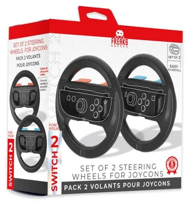 Productafbeelding van Twee stuurwielen voor de Joy-Con controllers van de Nintendo Switch