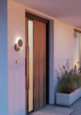 Obrázek produktu pro LED nástěnné svítidlo PEDERSANO 8W kulaté hnědé