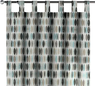 Produktbild von Dekoria Schlaufenschal, blau-beige, 130 x 245 cm