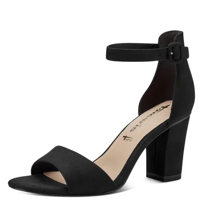 Produktbild von Tamaris Damen Sandalette Fesselriemen geschlossene Ferse 1-28396-20, Größe:39 EU, Farbe:Schwarz