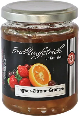 Produktbild von Schrader Fruchtaufstrich Ingwer-Zitrone-Grüntee
