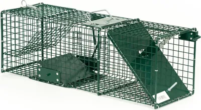 Produktbild von ITA Lebendfalle 6017 60x20x20 cm - Wetterfeste & Zuverlässige Falle für Kleintiere wie Marder und Ratten - Rattenfalle Marderfalle - Fertig Montiert, Bissschutz, Tragegriff