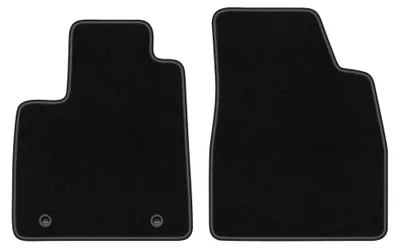 Produktbild von Velours-Fußmatten Vorne für MG 3 2024- (Hybryda +) – 2-tlg, Schwarz, passgenau – Wielganizator BASIC