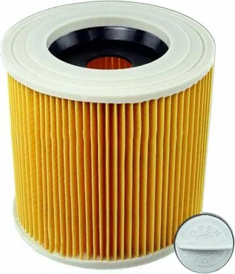 Produktbild von Patronenfilter Für Kärcher Staubsauger 1 Stück, Waschbarer Zylinderfilter, Kompatibel Mit A-Und WD-Serie