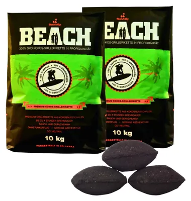 Productafbeelding van Premium Kokosnoot Grillbriketten voor BBQ en Smoker (20 kg)