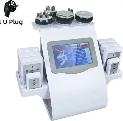 Image de appareil de cavitation à ultrasons 40K, raffermissement de la peau, remodelage du corps, prise EU