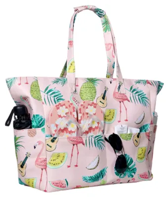 Productafbeelding van Ansamy strandtas voor dames, XXL, grote boodschappentas, waterdicht, strandtas