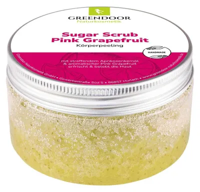 Produktbild von GREENDOOR Sugar Scrub Pink Grapefruit