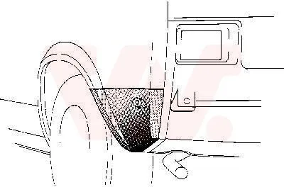 Produktbild von VAN WEZEL Seitenwand Reparaturblech für VW GOLF I Cabriolet (155) GOLF I (17)