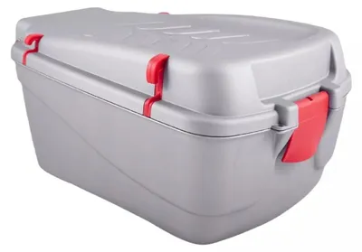 Imagen del producto de Maletero para bicicleta, gris, de plástico