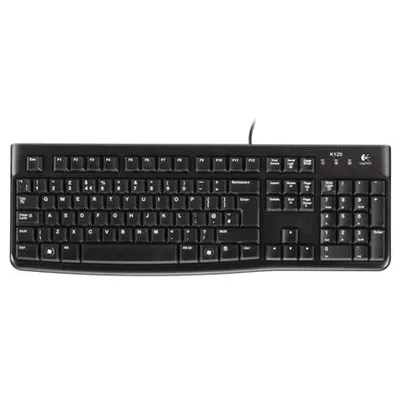 Zdjęcie produktu dla Logitech Keyboard K120 for Business, Pełnowymiarowy (100%), Przewodowa, USB, QWERTY, Czarny