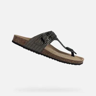 Produktbild von Geox Graue Damensandalen Brionia 36