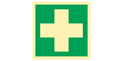 Produktbild von Rettungszeichen ASR A1.3/DIN EN ISO 7010/DIN 67510 L148xB148 mm Erste Hilfe Kunststoff