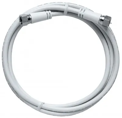 Immagine prodotto di AXING Cavo di collegamento SAT [1x spina F - 1x spina F] 1,50 m 85 dB Bianco Axing
