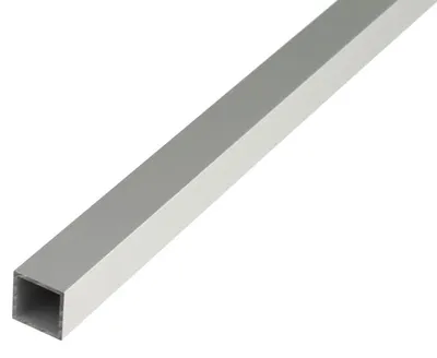 Image de Alberts 488116 Tube carré, aluminium, naturel, 1000 x 30 x 30 x 30 mm
