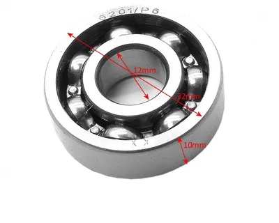 Produktbild von Kugellager 6201 32x12x10 mm
