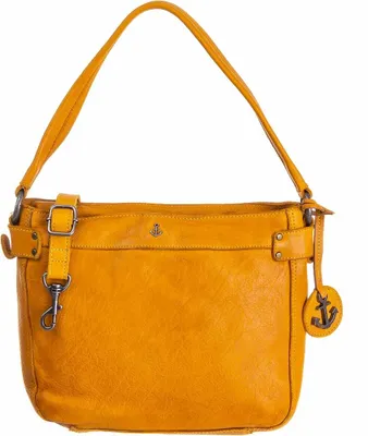 Produktbild von Harbour 2nd B3.9951 Anchor Love Luisa Leder Umhängetasche mustard