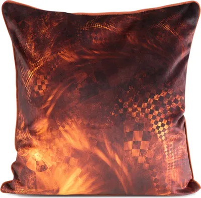 Zdjęcie produktu dla Eurofirany 425622, Brązowy, Poliester, 100% Poliester, Wzór, 360 g/m², 60 x 60 cm