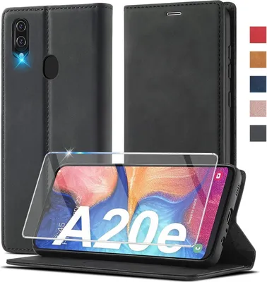 Obrázok produktu pre Kožené peňaženkové puzdro na mobilný telefón A20e pre Samsung Galaxy A20e 5,8