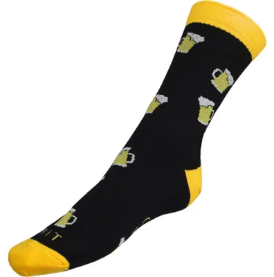Produktbild von Socken Bring mir ein Bier - 39-42 - Schwarz,Gelb