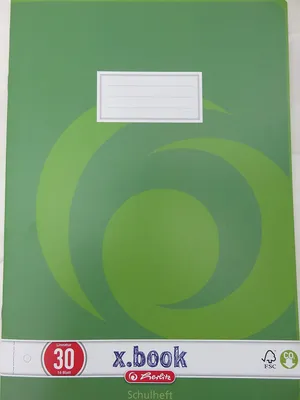 Produktbild von Herlitz Heft  - Schulheft DIN A4 * Lin. 30  blanko - gelocht - 1 Stck.