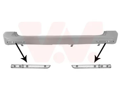 Produktbild von VAN WEZEL Heckstoßstange Stoßfänger Hinten für VW Transporter V Bus (7HB, 7HJ, 7EB, 7EJ, 7EF, 7EG, 7HF, 7EC) Multivan V (7HM, 7HN, 7HF, 7EF, 7EM, 7EN)