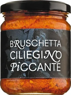 Produktbild von Bruschetta ciliegino piccante - pikanter Tomatenaufstrich aus Kirschtomaten