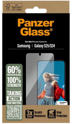 Produktbild von PanzerGlass Screen Protector Samsung Galaxy S25 S24 UWF