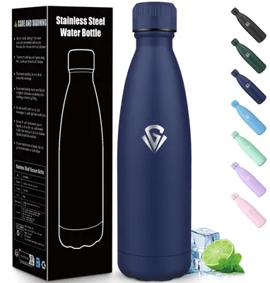 Produktbild von Mulbijeo Trinkflasche Edelstahl 750ml - Thermosflasche, BPA-Frei, Wasserflasche